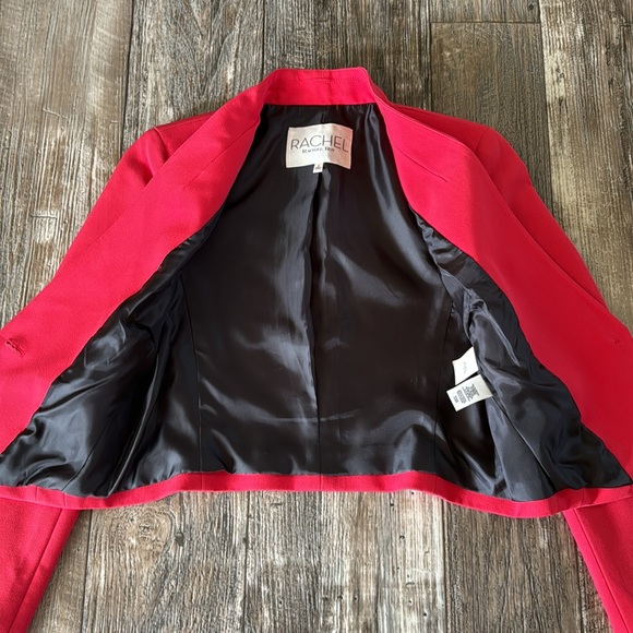 RACHEL, 🌟Rachel Roy WOMEN 🌟BEAUTIFUL RED🌟 BLAZER, SIZE 0 - Picture 3 of 13